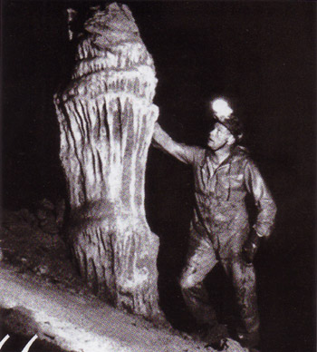 Neil Armstrong, inside the Tayos Cave, 1976 