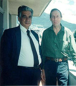Stan Hall with Petronio Jaramillo 1996 